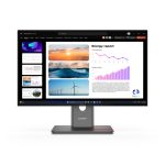 Lenovo ThinkVision P24Q-40 LED display 60.5 cm (23.8″) 2560 x 1440 Pixels Quad HD LCD in black, SKU 64B2GAT1EU