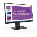 Monitor Lenovo ThinkVision T24D-40 de 23.8 pulgadas con resolución Full HD 1920 x 1080 píxeles, color negro, SKU 64B9GAT1EU