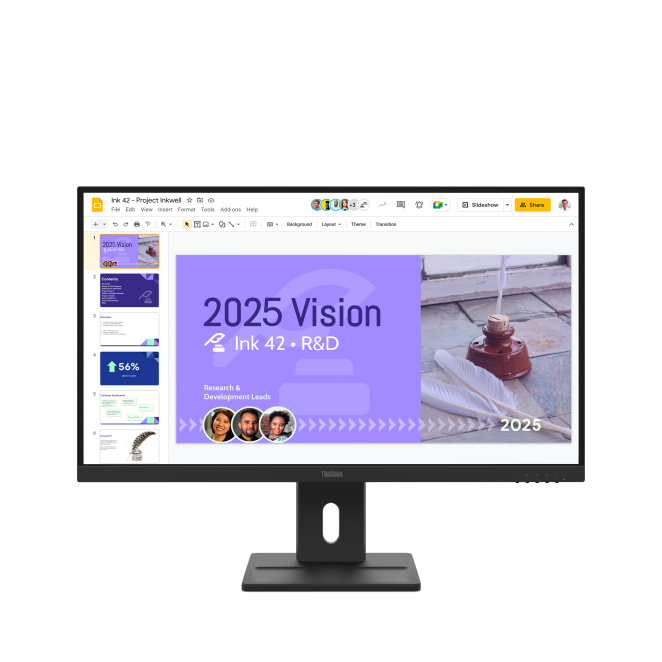 Lenovo ThinkVision E27Q-40 monitor Quad HD de 27 pulgadas Lenovo ThinkVision E27Q-40 pantalla para PC de 27 pulgadas con resolución 2560 x 1440 píxeles, SKU 64BDGAT4EU
