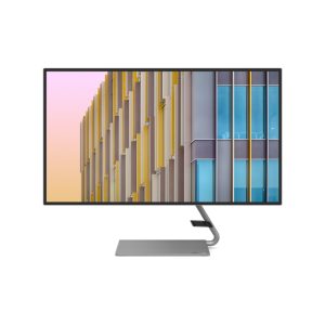Monitor Lenovo Q27h-10 LED de 27 pulgadas con resolución 2560 x 1440 Pixeles en color gris, SKU 66A7GAC2EU