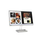 Monitor Lenovo L24i-40 LED de 23.8 pulgadas con resolución 1920 x 1080 pixeles Full HD en color gris. SKU: 67A8KAC3EU