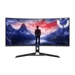 Imagen del monitor Lenovo Legion R34w-30 con pantalla de 34 pulgadas, resolución 3440 x 1440 Pixeles Wide Quad HD, modelo en negro, SKU 67C7GACBEU