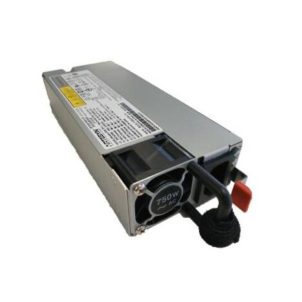 Unidad de fuente de alimentación Lenovo 750W negra y metálica modelo 7N67A00884 adecuada para sistemas de alto rendimiento