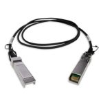 Imagen del Lenovo Cable de Fibra Óptica e InfiniBand, 3 metros, con conector SFP28 en color negro. SKU: 7Z57A03558.