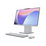 Lenovo IdeaCentre AIO 24ARR9 con procesador AMD Ryzen 5 7535HS, pantalla de 23.8 pulgadas Full HD, 16 GB de RAM DDR5, 512 GB SSD, Wi-Fi 6, SKU F0HR007QSP en gris