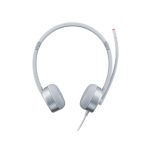 Lenovo 100 Stereo Analogue Headset, auriculares estéreo analógicos en color plata, ideales para oficina o centro de llamadas, SKU GXD1E71386