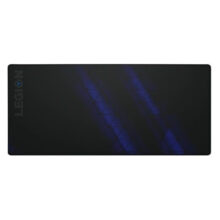 Lenovo GXH1C97869 alfombrilla para ratón de juegos negro y azul, ideal para gamers con diseño antideslizante y bordes reforzados