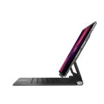 Teclado Lenovo ZG38C04971 para móvil con diseño QWERTY en español e inglés internacional, color gris y conector Pogo pin.