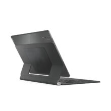 Teclado Lenovo ZG38C04971 para móvil con diseño QWERTY en español e inglés internacional, color gris y conector Pogo pin.