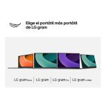 Portátil LG Gram 14Z90T con Intel Core Ultra 7, pantalla de 14 pulgadas WUXGA, 32 GB LPDDR5x-SDRAM, 1 TB SSD, Wi-Fi 6E, Windows 11 Pro, en color negro. SKU: 14Z90T-V.AP88B