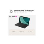 Ordenador portátil LG Gram 15Z80T-G.AU88B con pantalla Full HD de 15.6 pulgadas, AMD Ryzen AI 7, 32 GB LPDDR5x-SDRAM, 1 TB SSD, Wi-Fi 6E y Windows 11 Home, SKU 15Z80T-G.AU88B