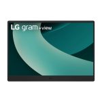 Monitor portátil LG 17MT70 con pantalla LED de 17 pulgadas, resolución 2560x1600 píxeles y acabado negro, SKU 17MT70.ASDWU