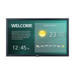 Pantalla plana LG 22SM3G-B para señalización digital de 21.5 pulgadas con Wifi, brillo de 250 cd/m², resolución UHD+ en color negro. SKU: 22SM3G-B.AEU