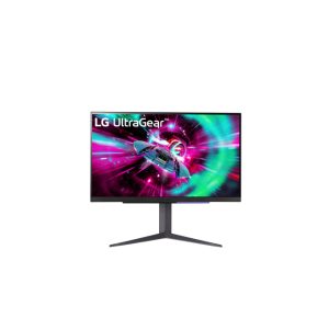 LG 27GR93U-B, pantalla para PC de 68,6 cm (27 pulgadas) con resolución 3840 x 2160 píxeles, 4K Ultra HD LED, en colores negro, gris y púrpura