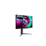 LG 27GR93U-B, pantalla para PC de 68,6 cm (27 pulgadas) con resolución 3840 x 2160 píxeles, 4K Ultra HD LED, en colores negro, gris y púrpura