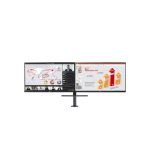 LG 27QP88DP-BS pantalla para PC de 27 pulgadas con resolución 2560 x 1440 Pixeles Quad HD LED en color negro, modelo 27QP88DP-BS.AEU