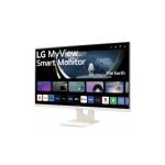 Monitor LG 27SR50F-W LCD de 27 pulgadas, resolución 1920 x 1080 Pixeles, color blanco
