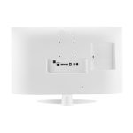 Panel frontal del LG 27TQ615S-WZ Televisor 68,6 cm (27 pulgadas) Full HD Smart TV Wifi en color blanco con 250 cd / m² de brillo.