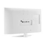 Panel frontal del LG 27TQ615S-WZ Televisor 68,6 cm (27 pulgadas) Full HD Smart TV Wifi en color blanco con 250 cd / m² de brillo.