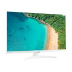Panel frontal del LG 27TQ615S-WZ Televisor 68,6 cm (27 pulgadas) Full HD Smart TV Wifi en color blanco con 250 cd / m² de brillo.