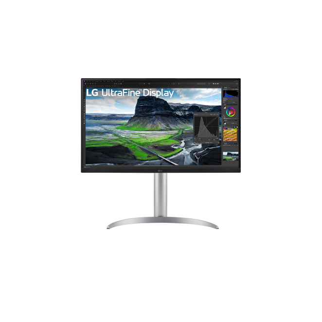 LG Monitor 27 pulgadas 4K Ultra HD negro Monitor LG modelo 27UQ850-W de 27 pulgadas para PC con resolución 3840 x 2160 Pixeles 4K Ultra HD en color negro. SKU: 27UQ850-W