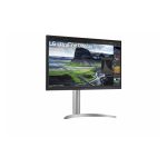 Pantalla LG para PC de 27 pulgadas, resolución 3840 x 2160 Pixeles, 4K Ultra HD, color blanco, SKU 27UQ850V-W