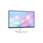 LG 27US500-W pantalla para PC de 27 pulgadas con resolución 3840 x 2160 Pixeles, 4K Ultra HD, en color blanco. SKU: 27US500-W.