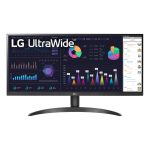 Monitor LG 29WQ60A-B LED de 73,7 cm (29 pulgadas) con resolución 2560 x 1080 Pixeles, Full HD y acabado en color negro. SKU: 29WQ60A-B