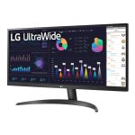 Monitor LG 29WQ60A-B LED de 73,7 cm (29 pulgadas) con resolución 2560 x 1080 Pixeles, Full HD y acabado en color negro. SKU: 29WQ60A-B