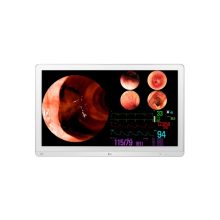 Monitor LG modelo 32HL710S-W de 31.5 pulgadas con pantalla LED 4K Ultra HD, resolución de 3840 x 2160 píxeles, color plata y blanco.