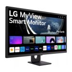 Monitor LG MyView Smart de 80 cm (31.5 pulgadas), resolución 1920 x 1080 píxeles, Full HD, pantalla LCD, color negro. SKU: 32SR50F-B