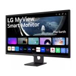 Monitor LG MyView Smart de 80 cm (31.5 pulgadas), resolución 1920 x 1080 píxeles, Full HD, pantalla LCD, color negro. SKU: 32SR50F-B