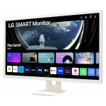 LG 32SR50F-W pantalla para PC de 80 cm (31.5 pulgadas), 1920 x 1080 píxeles, Full HD, LED, color blanco. SKU: 32SR50F-W.AEU