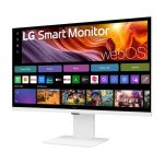 Monitor LG 32U850SA-W para PC de 31.5 pulgadas, resolución 3840 x 2160 pixeles, 4K Ultra HD, color blanco, SKU 32U850SA-W