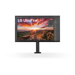 LG 32UN880P-B pantalla para PC de 32 pulgadas con resolución 3840 x 2160 píxeles 4K Ultra HD en color negro. Ideal para diseño gráfico y videojuegos.