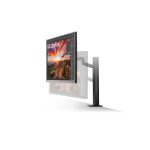 Monitor LG 32UN880P-B de 32 pulgadas con resolución 4K Ultra HD en color negro, ideal para PC