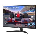 LG 32UR500K-B, pantalla para PC de 31.5 pulgadas, resolución 3840 x 2160 pixeles, 4K Ultra HD, color negro. SKU: 32UR500K-B