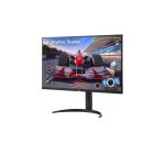 Monitor LG 32UR550K-B de 32 pulgadas para PC con resolución 3840 x 2160 píxeles 4K Ultra HD en color negro. SKU 32UR550K-B.