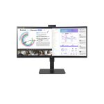 Monitor LG 34BQ77QC-B de 34 pulgadas con resolución 3440 x 1440 Pixeles, UltraWide Dual Quad HD, color negro SKU 34BQ77QC-B