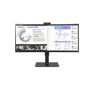 Monitor LG 34BQ77QC-B de 34 pulgadas con resolución 3440 x 1440 Pixeles, UltraWide Dual Quad HD, color negro SKU 34BQ77QC-B