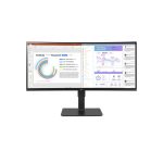Monitor LG 34BQ77QC-B de 34 pulgadas con resolución 3440 x 1440 Pixeles, UltraWide Dual Quad HD, color negro SKU 34BQ77QC-B