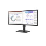 Monitor LG 34BQ77QC-B de 34 pulgadas con resolución 3440 x 1440 Pixeles, UltraWide Dual Quad HD, color negro SKU 34BQ77QC-B