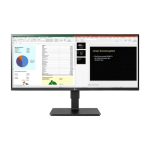 Monitor para PC LG modelo 34BR65F-B de 34 pulgadas, resolución 2560x1080 Pixeles WFHD, color negro