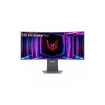 Pantalla para PC de LG modelo 34GS95QE-B con 34 pulgadas, resolución 3440 x 1440 píxeles, tecnología Wide Quad HD OLED en color negro. SKU 34GS95QE-B