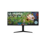 Monitor LG de 34 pulgadas con resolución UltraWide Full HD de 2560 x 1080, modelo 34WP65G-B. Características clave: pantalla de 86,4 cm en color negro.