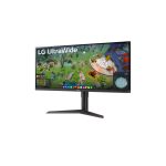 Monitor LG de 34 pulgadas con resolución UltraWide Full HD de 2560 x 1080, modelo 34WP65G-B. Características clave: pantalla de 86,4 cm en color negro.