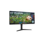 Monitor LG de 34 pulgadas con resolución UltraWide Full HD de 2560 x 1080, modelo 34WP65G-B. Características clave: pantalla de 86,4 cm en color negro.