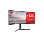 Monitor LED LG 34WP75CP-B de 34 pulgadas, resolución 3440 x 1440, Wide Quad HD, color negro. SKU 34WP75CP-B