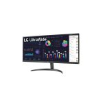 Monitor LG de 34 pulgadas UltraWide Full HD con resolución de 2560 x 1080 píxeles, modelo 34WQ500-B en color negro