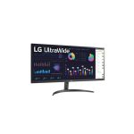 Monitor LG de 34 pulgadas UltraWide Full HD con resolución de 2560 x 1080 píxeles, modelo 34WQ500-B en color negro